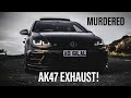 Walk around my MURDERED VW Golf R build! (Exhaust Sounds + Channel Intro)