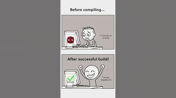 😂 That Moment When Your Code Finally Compiles! 💻 #DeveloperHumor #CodingMeme #Shorts