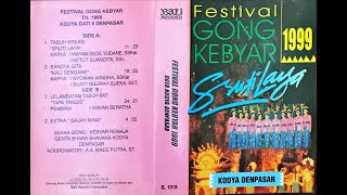 JUARA 1 FESTIVAL GONG KEBYAR SE - BALI TAHUN 1999 DUTA KODYA DENPASAR TABUH PAT “TAPA TANGIS”