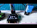 Ардуино термометр (arduino,DHT11,Oled 128x64 0.96 i2c SSD1306)