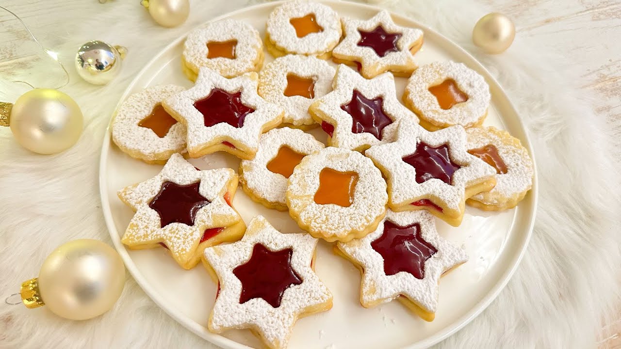 Leckere Marmeladenplätzchen I Linzer Plätzchen I Weihnachtsplätzchen ... Leckere Marmeladenplätzchen I Linzer Plätzchen I Weihnachtsplätzchen ...