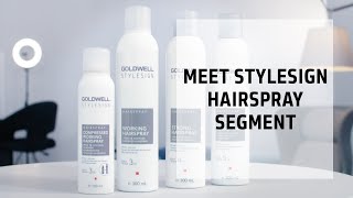 Meet the Hairspray Styling Products | StyleSign | Goldwell Education Plus