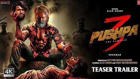 PUSHPA 3 - The Rampage Notion Trailer |Allu Arjun | Rashmika | Vijay Devarakonda | Sukumar | 2025