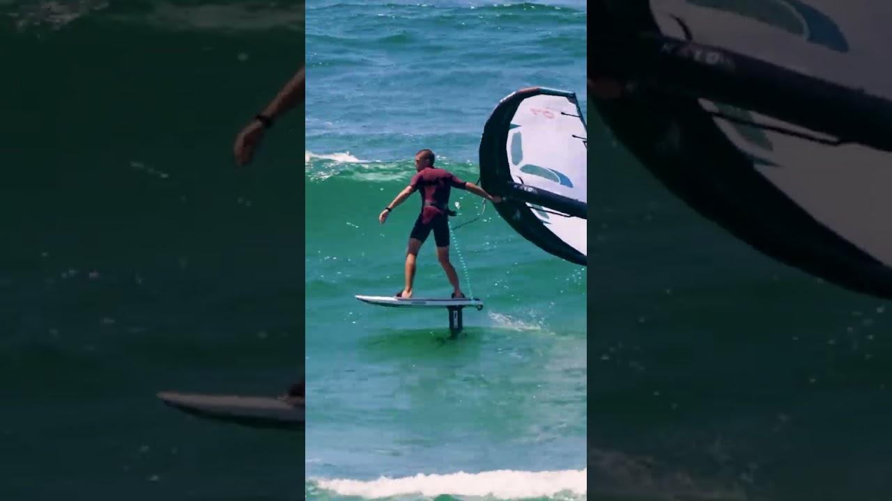 Epic Wingfoil Session in Portugal with the New Halo | @willow.surfs & @supernothing_ofc