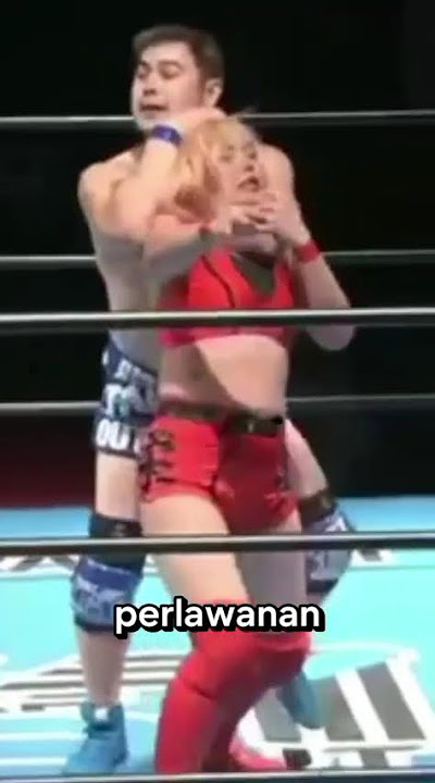 Tarung bebas wanita vs pria, Maika vs Taka #tinju #smackdown #tarungbebas