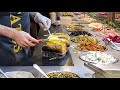 Taksim Kumpir yapımı | sokak lezzetleri | Stuffed potato | baked potato | Turkish street food