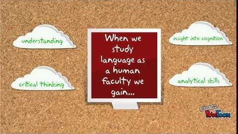 The properties of human language (linguistics)