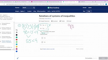 Solutions of systems of inequalities practice   Khan Academy   Google Chrome 2020 04 02 11 17 44