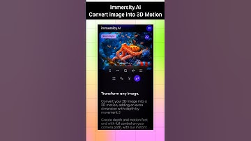 Convert image into 3D Video using Immersity AI #immersityai #ai #aitools