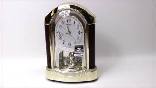 セイコー 電波置時計　正時メロディ　BY237G　Seiko Musical Motion Mantel Clock