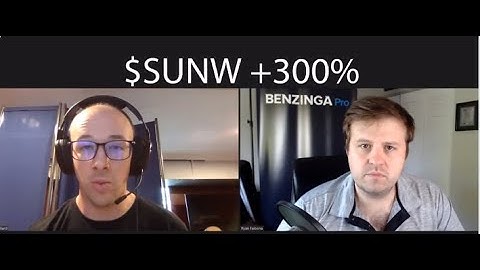 $SUNW SunWorks Inc +300% Move Of The Day | Benzinga Pro Market Alert Daytrading