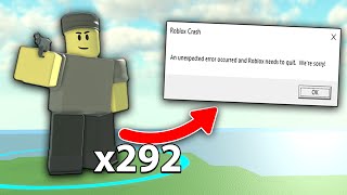 i used 292 Scouts in TDS, it crashed my game | ROBLOX