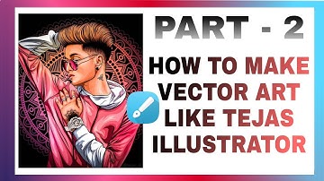 HOW TO MAKE VECTOR ART LIKE TEJAS ILLUSTRATOR #TEJAS_ILLUSTRATOR