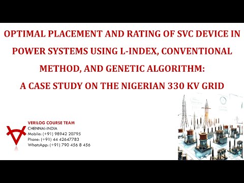 OPTIMAL PLACEMENT-SVC DEVICE-L-INDEX-CONVENTIONAL METHOD-GA-A CASE STUDY ON THE NIGERIAN 330 KV GRID