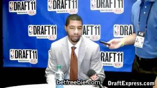MUST SEE Markieff Morris   2011 NBA Draft   Media Day Interview