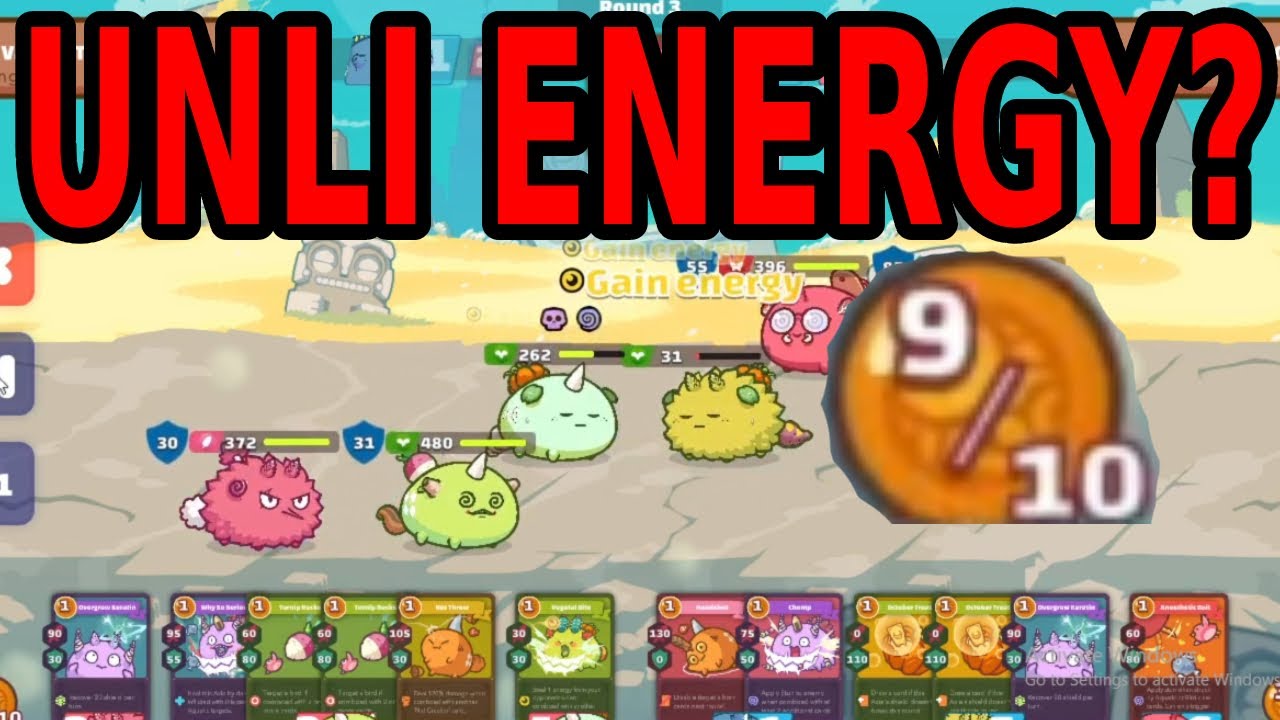 HOW TO GAIN UNLI-ENERGY IN ARENA AXIE INFINITY SEASON 20? | BOSS VAIN GAMING
