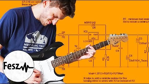 DIY Audio Effect Pedal Part 3 - Making a low noise supply