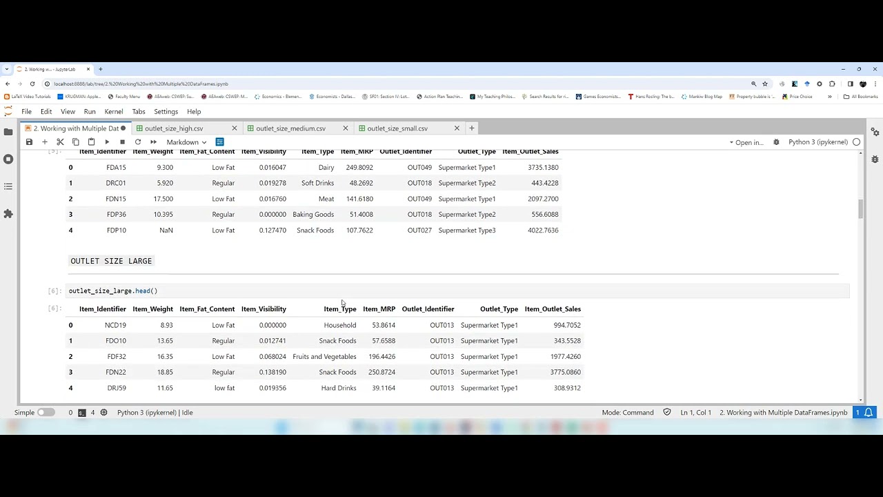 Concat Function in Pandas - YouTube