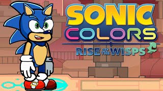 SONIC COLORS RISE OF THE WISPS Sonic the Hedgehog in Scribblenauts Unlimited