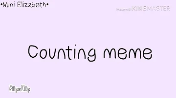 Counting meme(Gacha life) ^50 sub special^