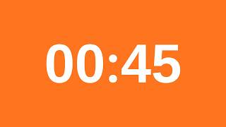 45 Second Timer - 45 Second Countdown