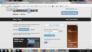 Using Screen Cast o Matic