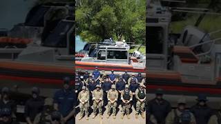 Coast Guard Patrols the Rio Grande River near Mission, Texas