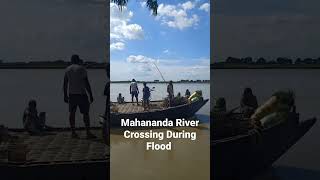 Mahananda River Crossing During Flood