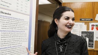 LSU Student Researching Cajun English