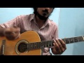 Pani Vizhum (Tamil) - How to play on Acoustic Guitar - Raga based song