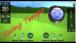 Garmin Approach S62 - trying out the Swing Tempo feature using my Skytrack driving range!