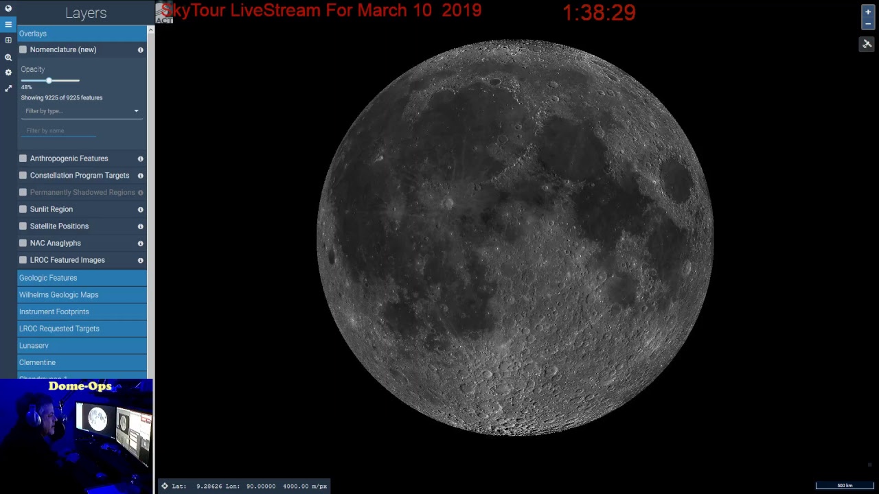 Checking out the Moon in extreme close up using LRO Quickmap Browser ...