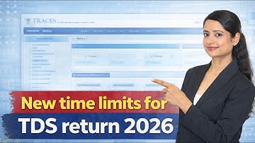 New Time limit for TDS Return Correction | Do This Before 31-03-2026 | TDS return New time limit