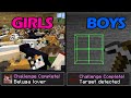 how boys and girls get achievements in minecraft