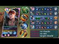 CLAUDE NEW BEST BUILD! MY HARDEST GAMEPLAY IN THIS SEASON!