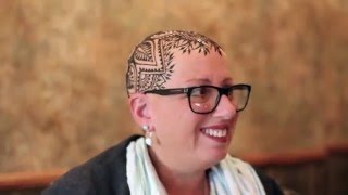 Henna artist gives cancer and alopecia patients crowns of beauty.