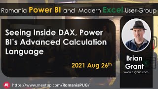 Seeing Inside DAX, Power BI's Advanced Calculation Language | Brian Grant