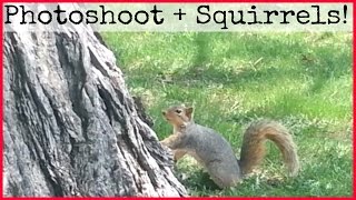 Photoshoot & Squirrels! | C&J Vlog 1