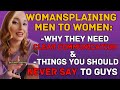 Womansplaining men to women compilation 8090