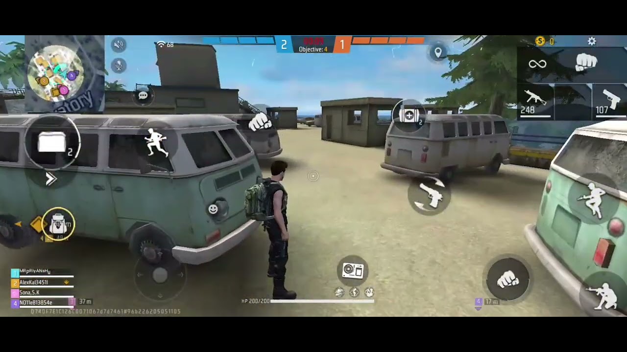 cs rank gameplay with Random Fan must watch-garena free fire - YouTube
