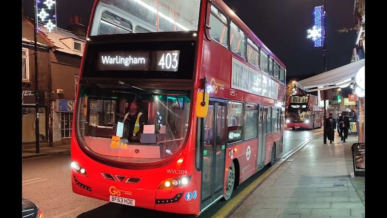 The 403... On one of the rarest buses in London. - YouTube