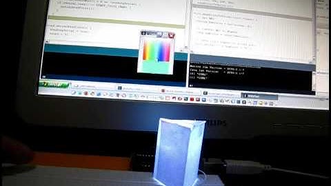 RGB Led - Arduino + Processing