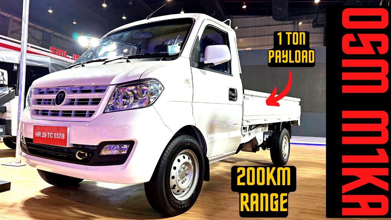 Exclusive New Launch | OSM M1KA 1.0 EV Loading Truck  | First on YouTube | Auto Expo 2023
