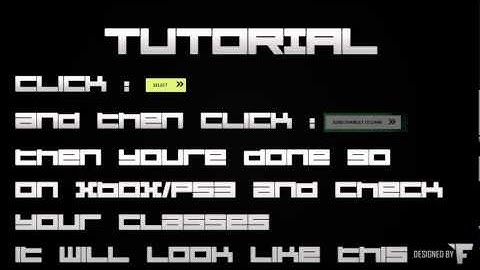 MW3 - Colored Custom Class Name Tutorial - Modern Warfare 3