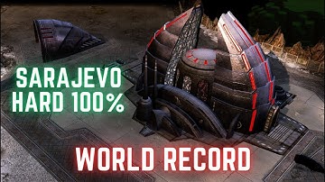 C&C3 Tiberium Wars Sarajevo NOD [Hard, 100%] Former WORLD RECORD