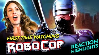 ROBOCOP (1987) Movie Reaction w/Cami FIRST TIME WATCHING