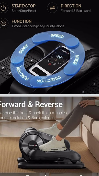 Stay Fit While You Work | Compact Under Desk Elliptical for Home & Office | Amazon Finds!