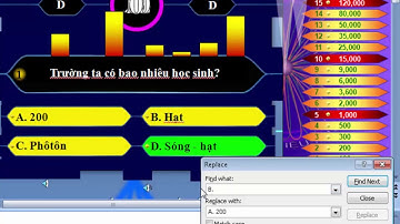 Hướng dẫn chỉnh sửa Trò chơi gameshow Ai là triệu phú trên PowerPoint thành của riêng mình