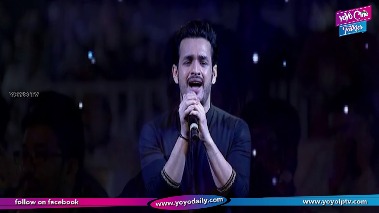 Akhil Live Performance | Hello Movie Audio Launch | Nagarjuna | Kalyani Priyadarshan|YOYOCineTalkies