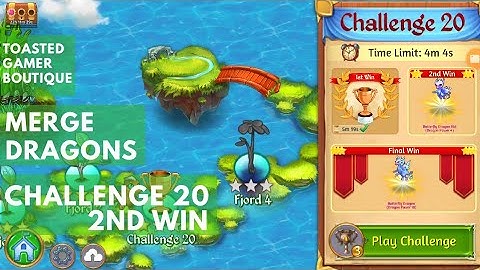 Merge Dragons Challenge 20 2nd Win